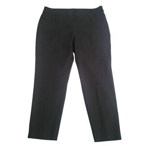 Violets & Roses Womens Black Dress Pants Size 24W Stretch Fabric Slim Fit Stitch